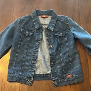 7 For All Mankind Kids Blue Jean Jacket
